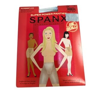 Spanx Power Panties Mid Thigh‎ Shaper Performance Underwear Nude Size F NWT